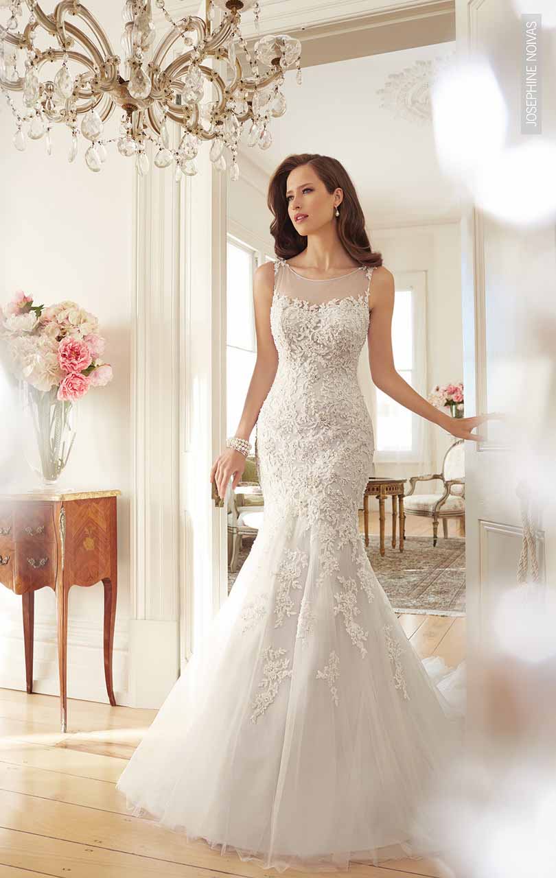 vestido noiva gola canoa