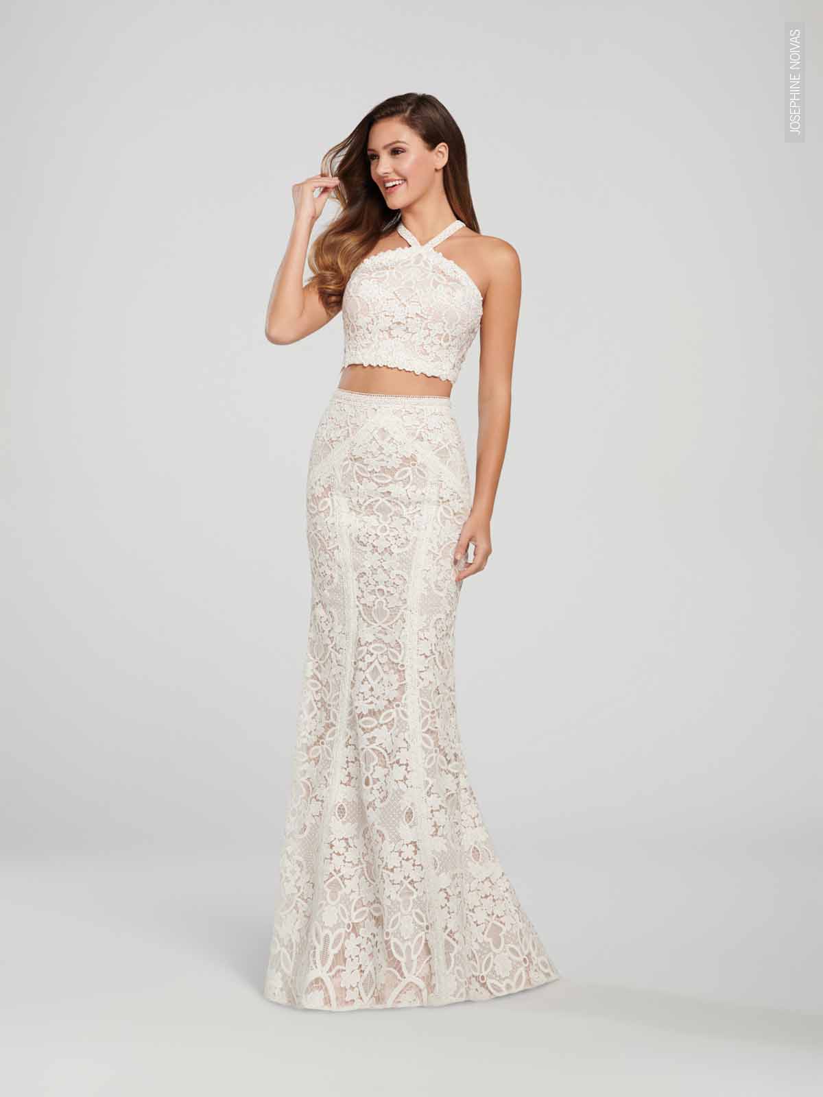 vestido noiva cropped