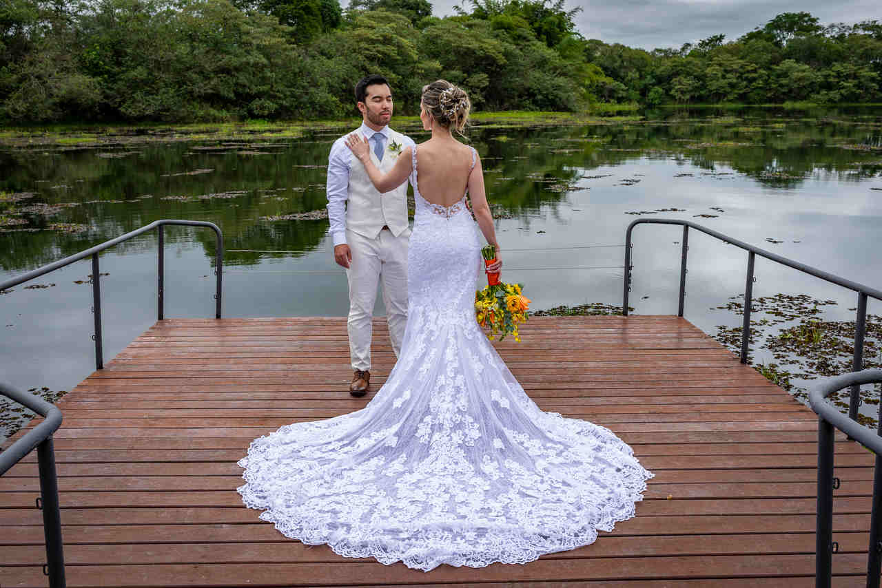 vestido de noiva para casar ao ar livre